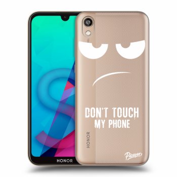 Picasee silikónový prehľadný obal pre Honor 8S - Don't Touch My Phone