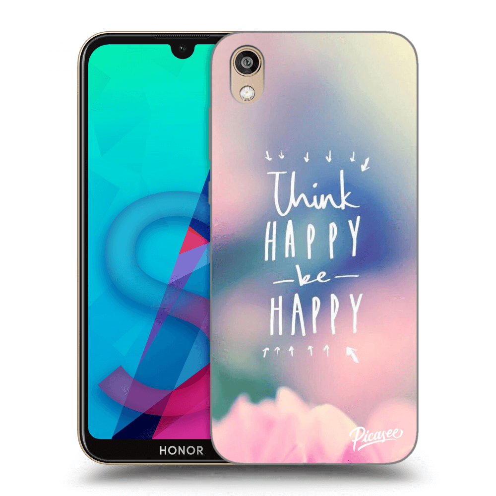 Picasee silikónový prehľadný obal pre Honor 8S - Think happy be happy