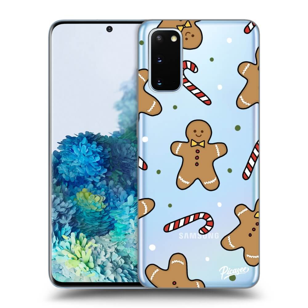 Picasee silikónový prehľadný obal pre Samsung Galaxy S20 G980F - Gingerbread