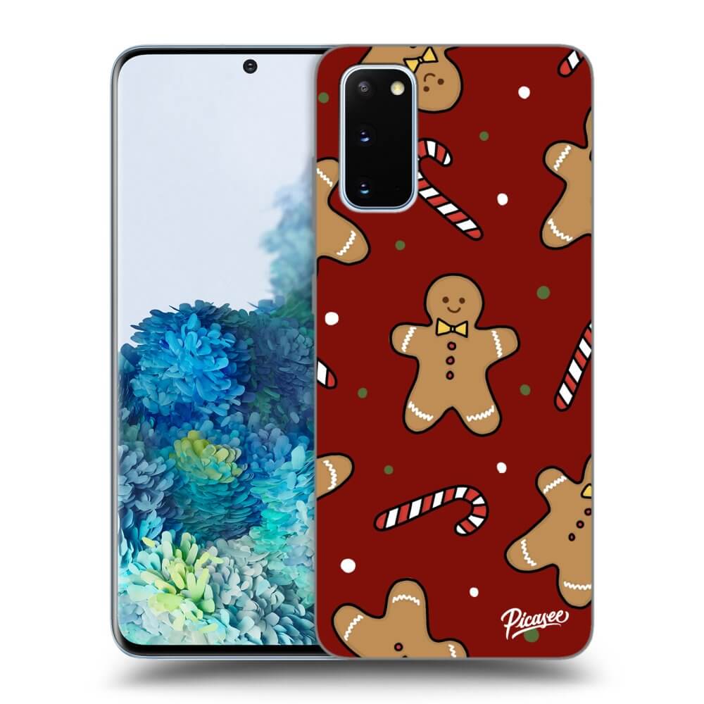 Picasee silikónový prehľadný obal pre Samsung Galaxy S20 G980F - Gingerbread 2