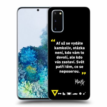 Obal pre Samsung Galaxy S20 G980F - Kazma - SVĚT PATŘÍ TĚM, CO SE NEPOSEROU