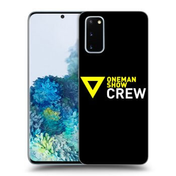 Picasee silikónový čierny obal pre Samsung Galaxy S20 G980F - ONEMANSHOW CREW