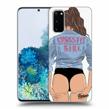 Picasee ULTIMATE CASE pro Samsung Galaxy S20 G980F - Crossfit girl - nickynellow