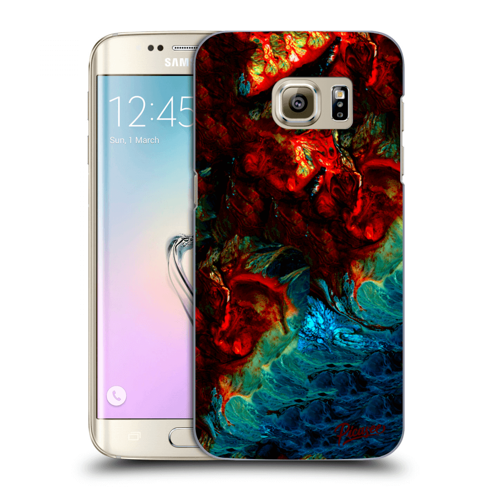 Picasee silikónový prehľadný obal pre Samsung Galaxy S7 Edge G935F - Universe