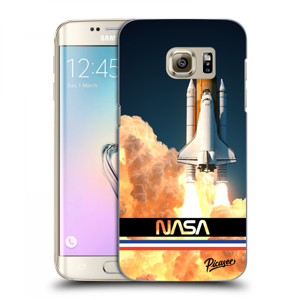 Picasee silikónový prehľadný obal pre Samsung Galaxy S7 Edge G935F - Space Shuttle