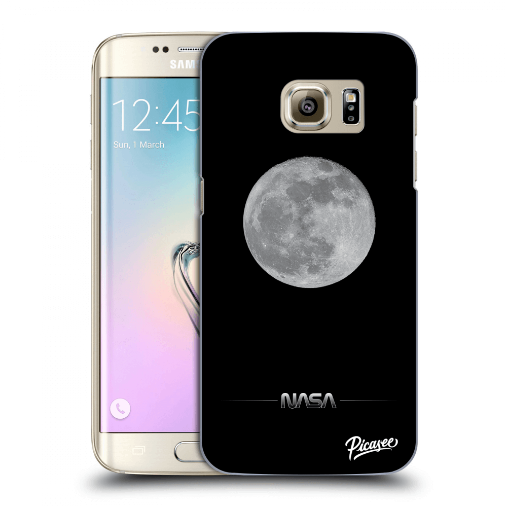 Picasee silikónový prehľadný obal pre Samsung Galaxy S7 Edge G935F - Moon Minimal