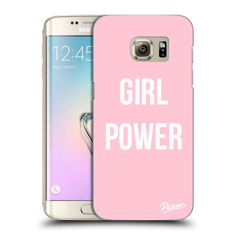 Picasee silikónový prehľadný obal pre Samsung Galaxy S7 Edge G935F - Girl power