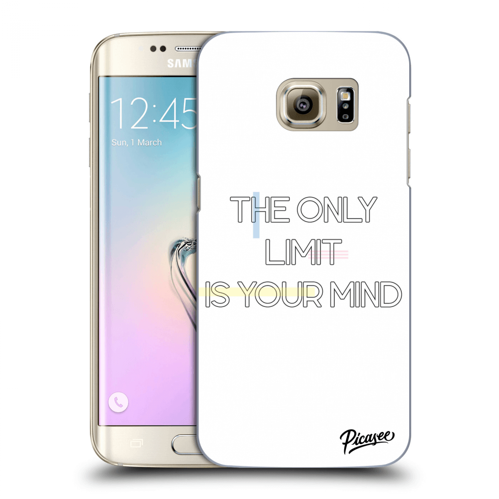 Picasee silikónový prehľadný obal pre Samsung Galaxy S7 Edge G935F - The only limit is your mind