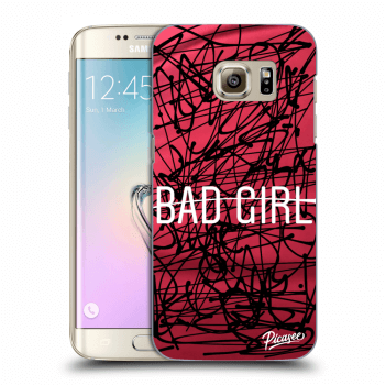 Picasee silikónový prehľadný obal pre Samsung Galaxy S7 Edge G935F - Bad girl