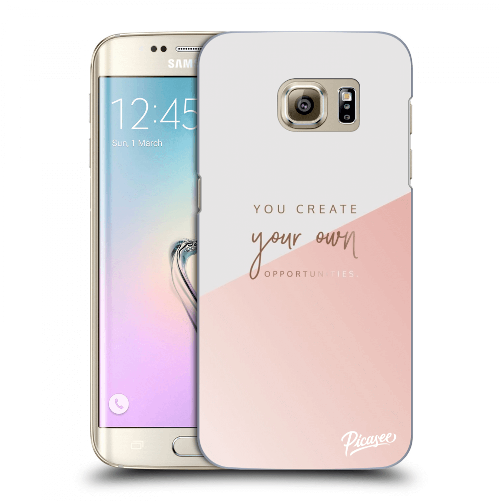 Picasee silikónový prehľadný obal pre Samsung Galaxy S7 Edge G935F - You create your own opportunities