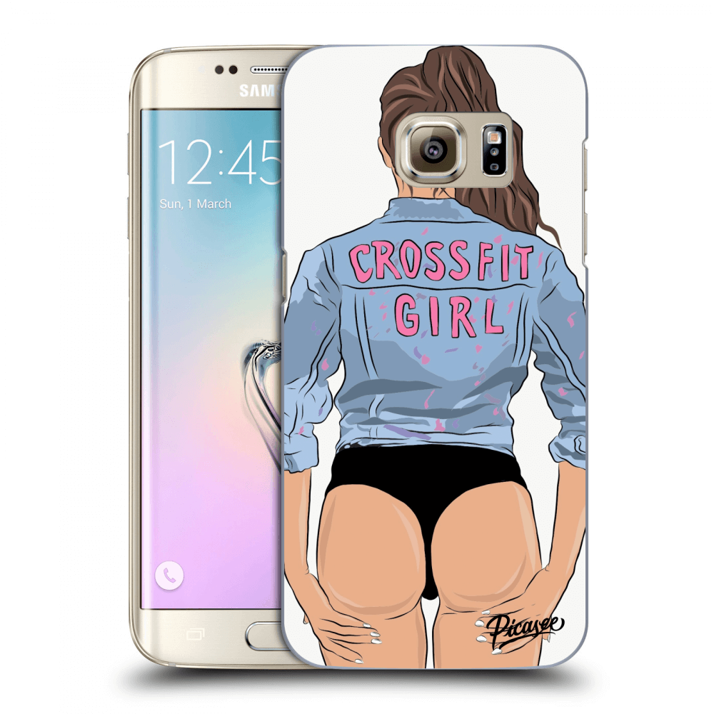 Picasee silikónový prehľadný obal pre Samsung Galaxy S7 Edge G935F - Crossfit girl - nickynellow