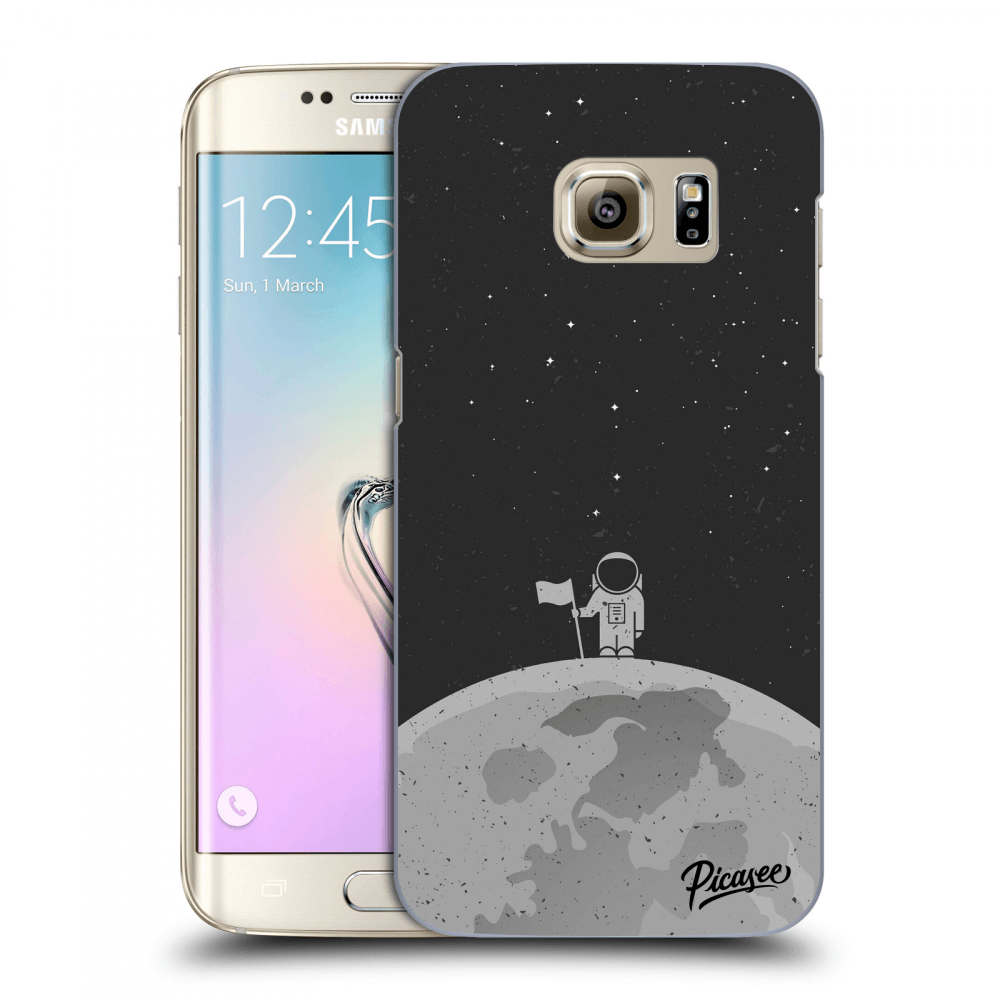 Picasee silikónový prehľadný obal pre Samsung Galaxy S7 Edge G935F - Astronaut