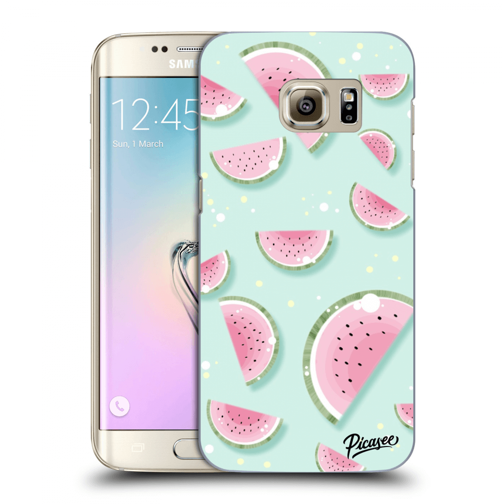 Picasee silikónový prehľadný obal pre Samsung Galaxy S7 Edge G935F - Watermelon 2