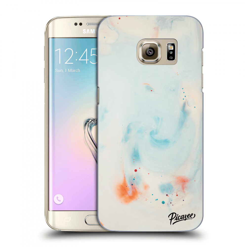 Picasee silikónový prehľadný obal pre Samsung Galaxy S7 Edge G935F - Splash