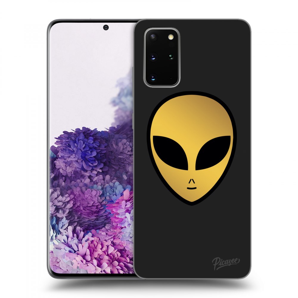 Picasee silikónový čierny obal pre Samsung Galaxy S20+ G985F - Earth - Alien