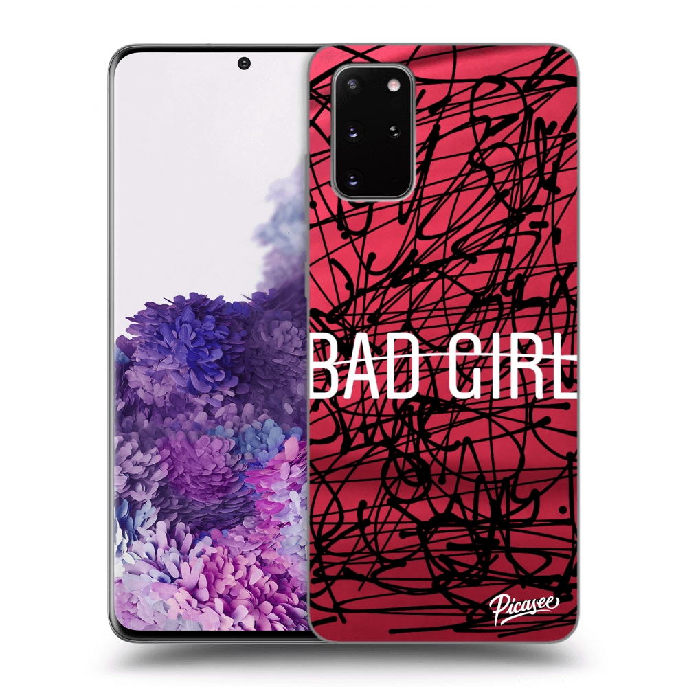 Picasee silikónový čierny obal pre Samsung Galaxy S20+ G985F - Bad girl