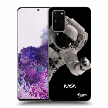Picasee silikónový čierny obal pre Samsung Galaxy S20+ G985F - Astronaut Big