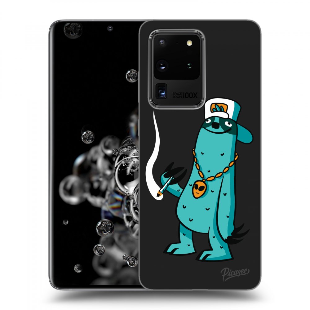 Picasee silikónový čierny obal pre Samsung Galaxy S20 Ultra 5G G988F - Earth - Je mi fajn