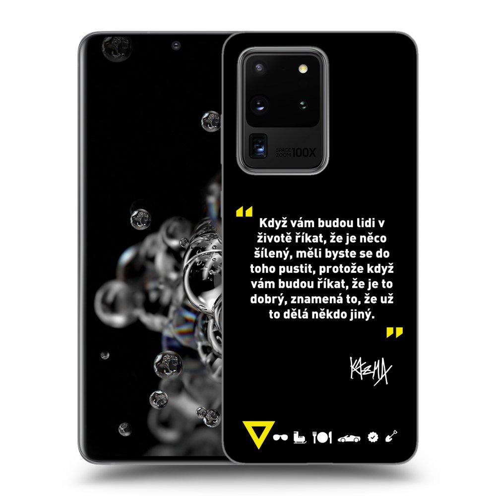 Picasee ULTIMATE CASE pro Samsung Galaxy S20 Ultra 5G G988F - Kazma - MĚLI BYSTE SE DO TOHO PUSTIT