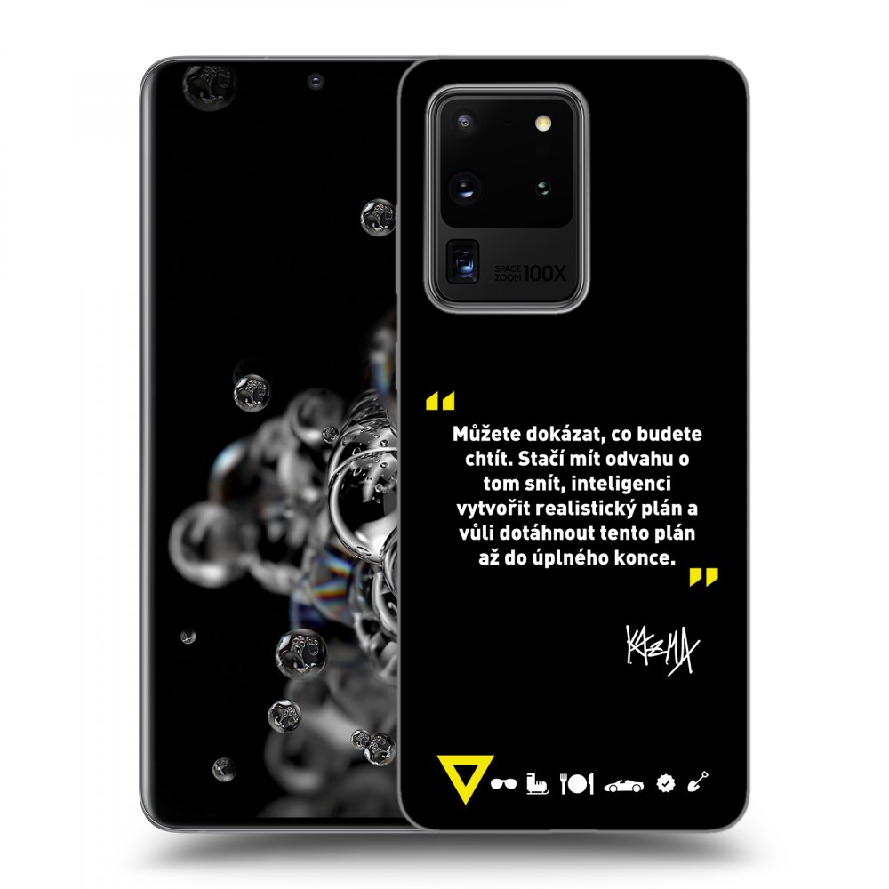 Picasee ULTIMATE CASE pro Samsung Galaxy S20 Ultra 5G G988F - Kazma - MŮŽETE DOKÁZAT, CO BUDETE CHTÍT