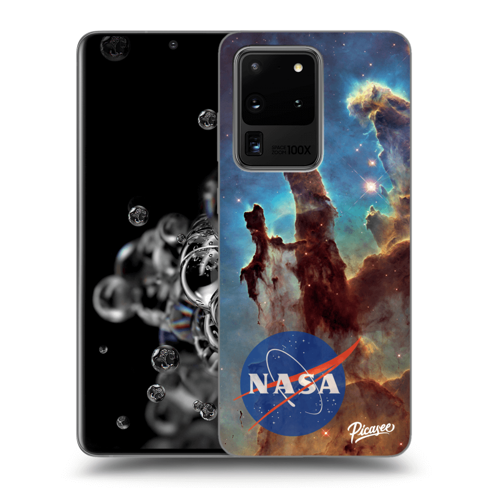 Picasee silikónový čierny obal pre Samsung Galaxy S20 Ultra 5G G988F - Eagle Nebula