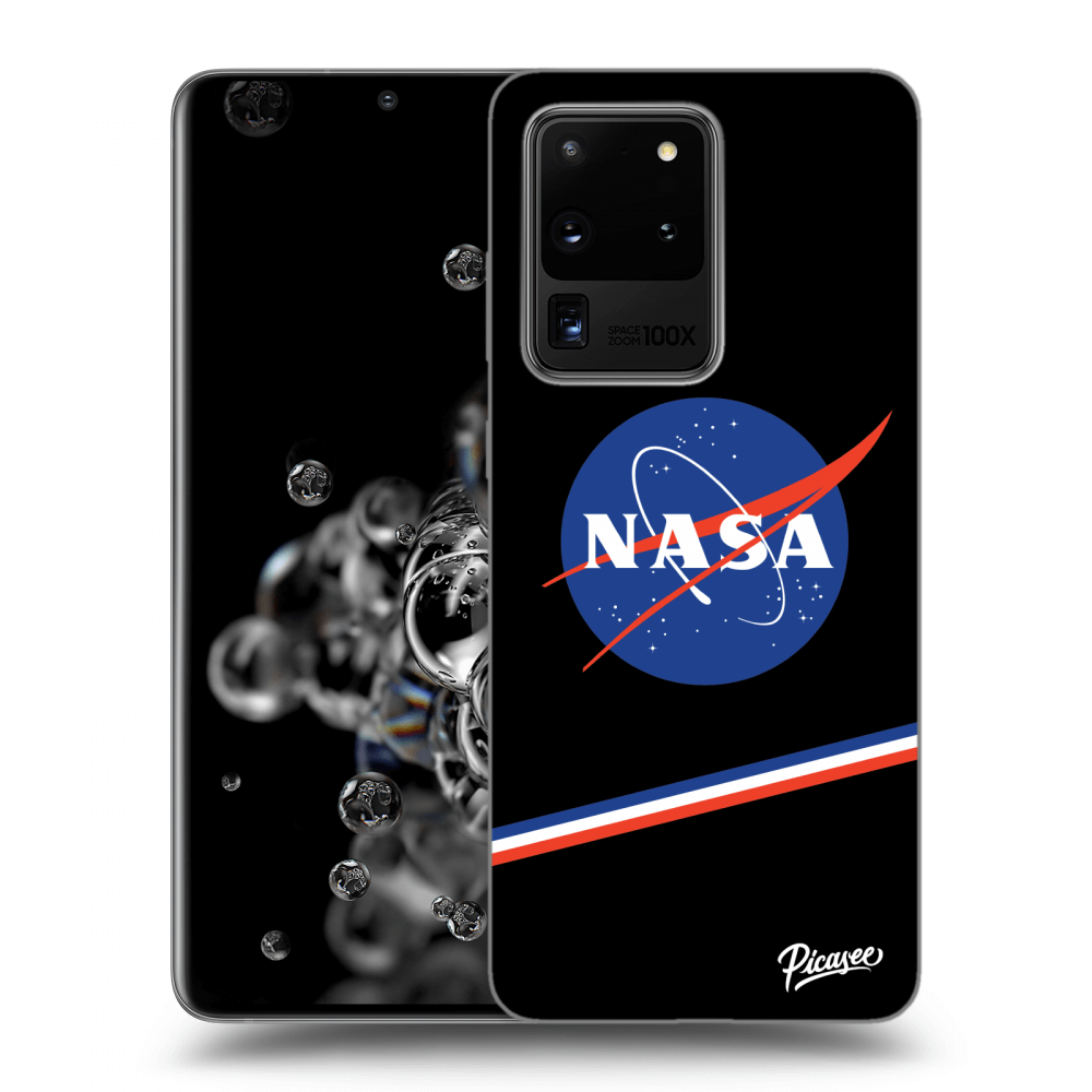 Picasee silikónový čierny obal pre Samsung Galaxy S20 Ultra 5G G988F - NASA Original
