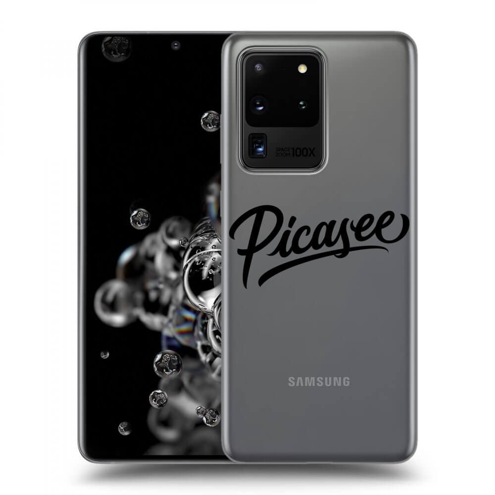 Picasee silikónový prehľadný obal pre Samsung Galaxy S20 Ultra 5G G988F - Picasee - old logo - black