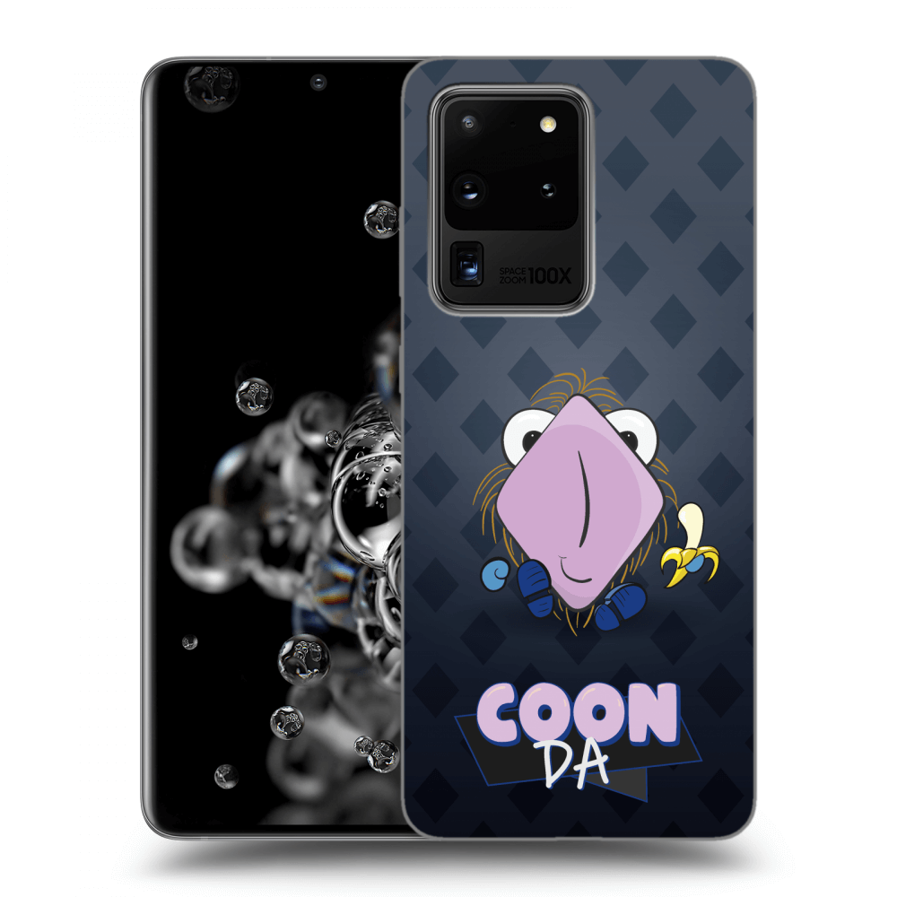 Picasee silikónový čierny obal pre Samsung Galaxy S20 Ultra 5G G988F - COONDA chlupatka - tmavá