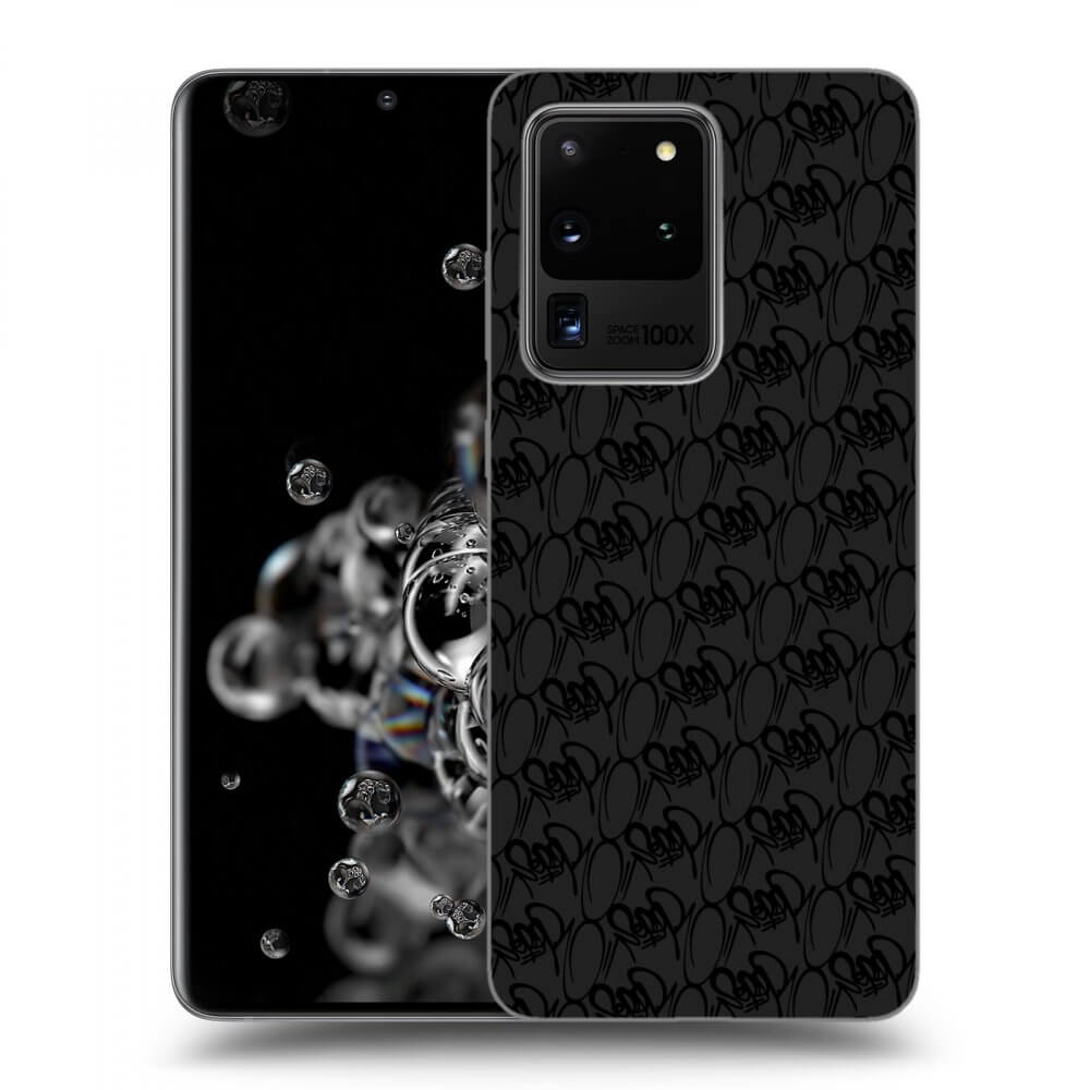 Picasee silikónový čierny obal pre Samsung Galaxy S20 Ultra 5G G988F - Separ - Black On Black 2