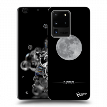Picasee silikónový čierny obal pre Samsung Galaxy S20 Ultra 5G G988F - Moon Minimal