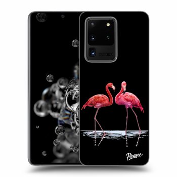 Picasee ULTIMATE CASE pro Samsung Galaxy S20 Ultra 5G G988F - Flamingos couple