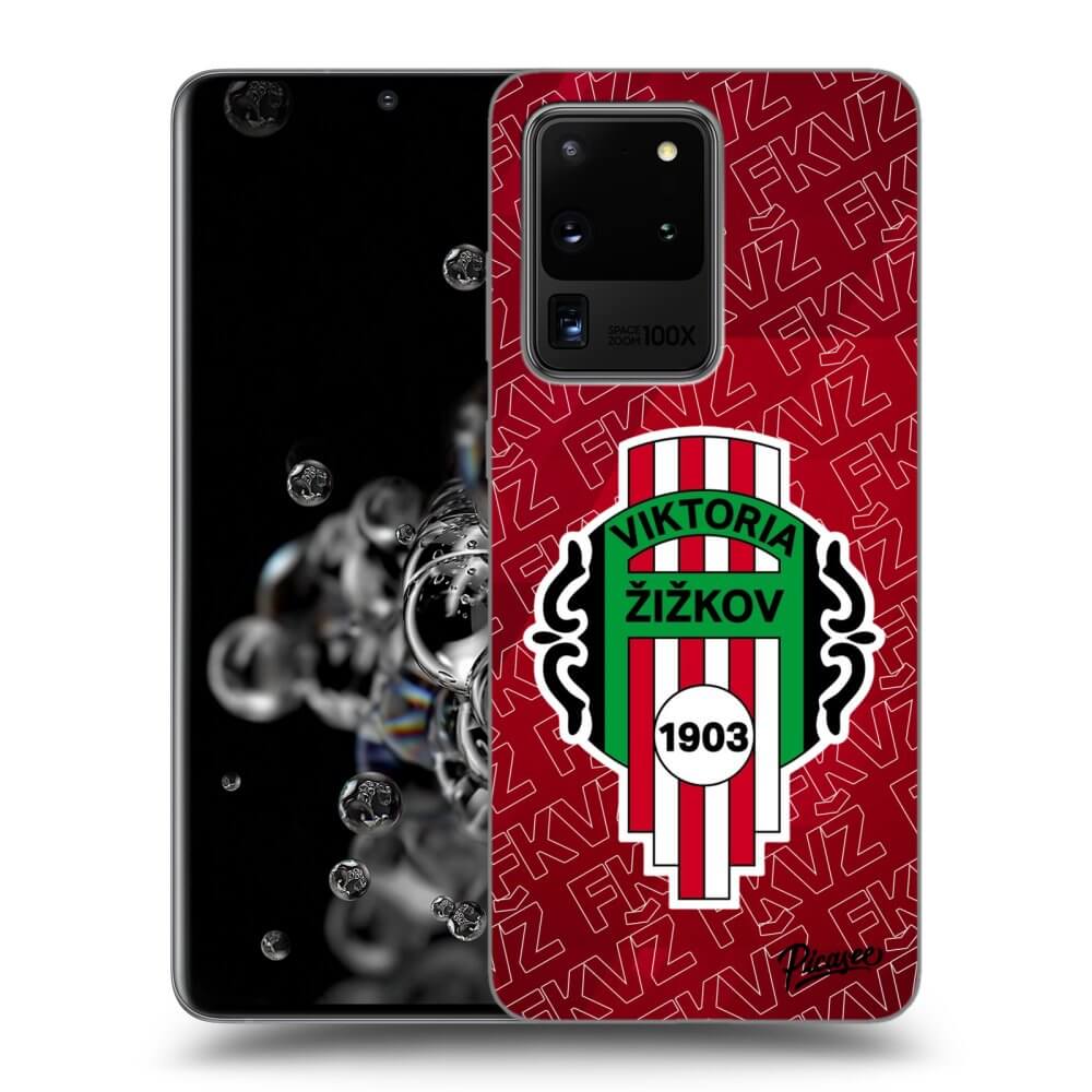Picasee silikónový prehľadný obal pre Samsung Galaxy S20 Ultra 5G G988F - FK Viktoria Žižkov B