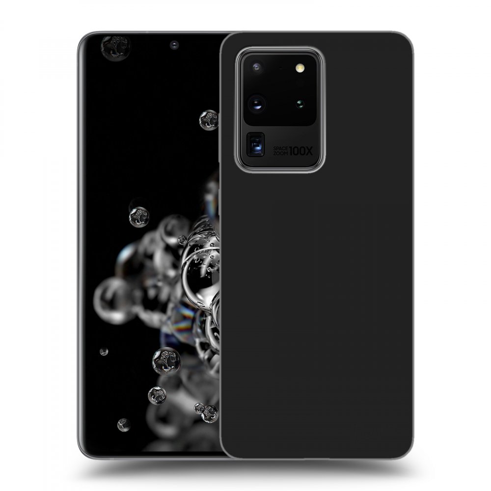 Picasee silikónový čierny obal pre Samsung Galaxy S20 Ultra 5G G988F - Clear