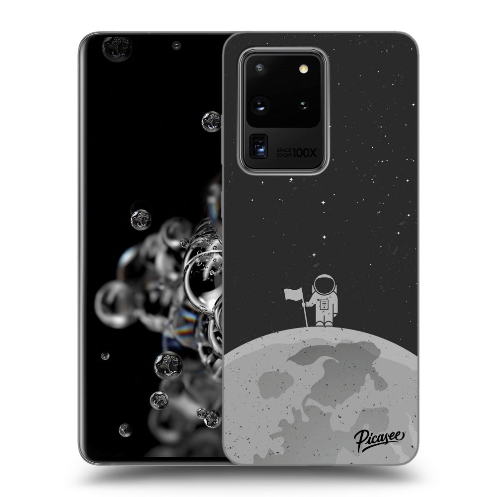 Picasee silikónový prehľadný obal pre Samsung Galaxy S20 Ultra 5G G988F - Astronaut