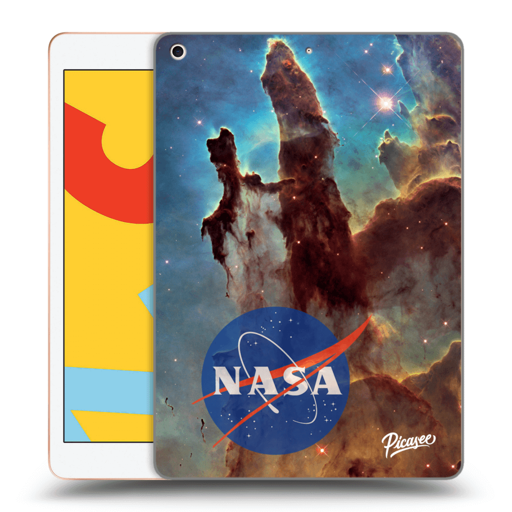 Picasee silikónový prehľadný obal pre Apple iPad 10.2" 2019 (7. gen) - Eagle Nebula