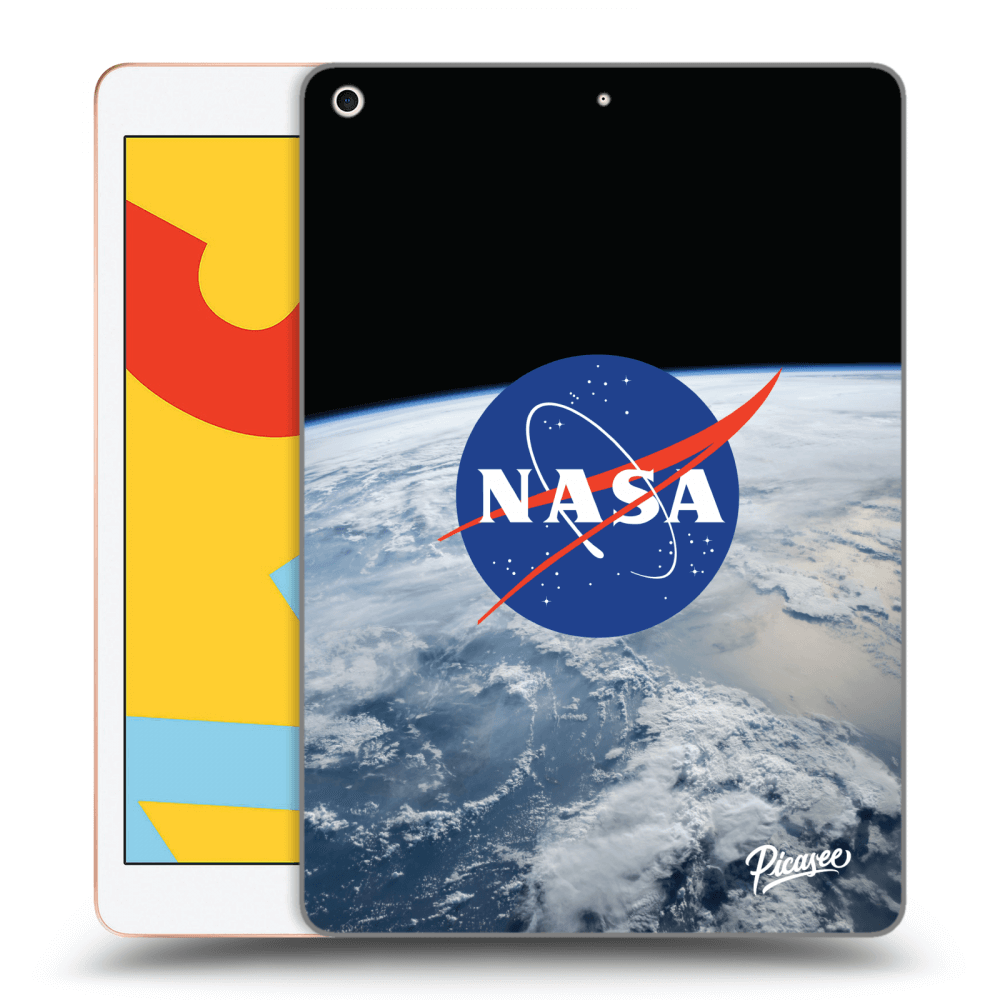 Picasee silikónový čierny obal pre Apple iPad 10.2" 2019 (7. gen) - Nasa Earth