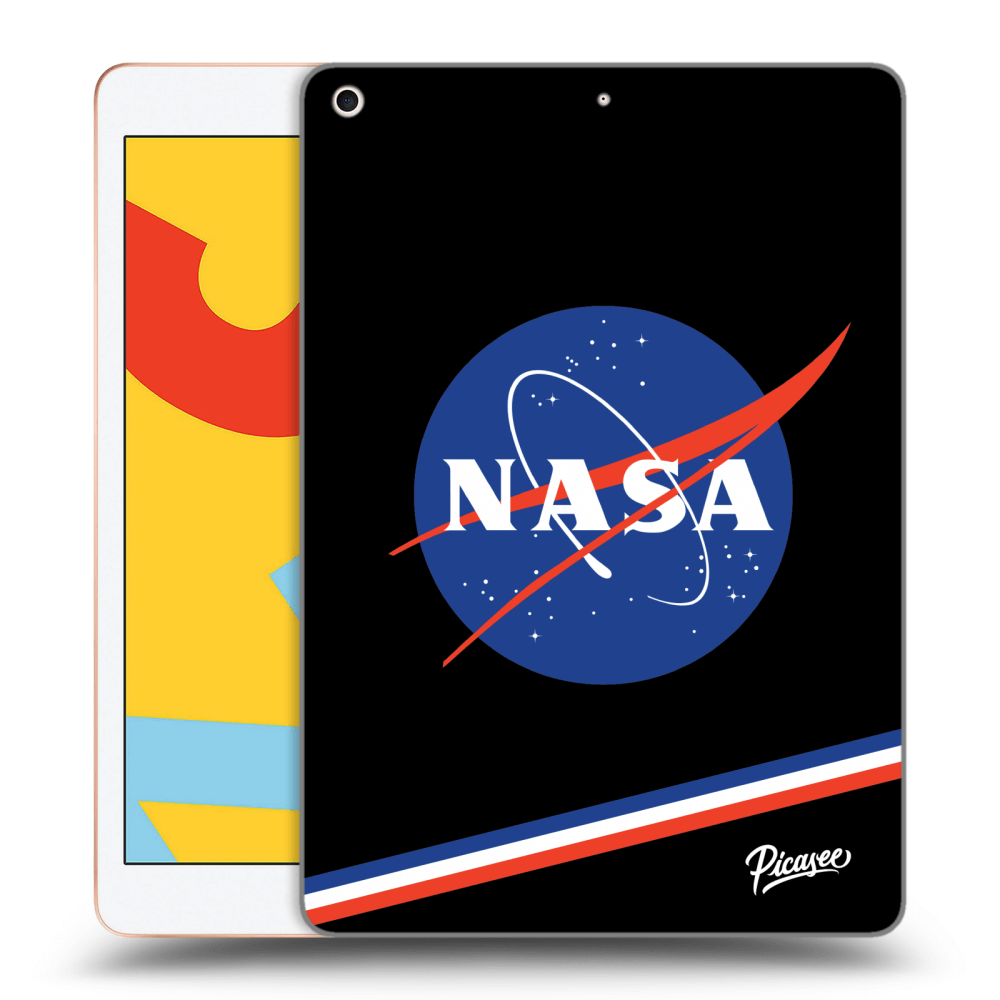 Picasee silikónový čierny obal pre Apple iPad 10.2" 2019 (7. gen) - NASA Original