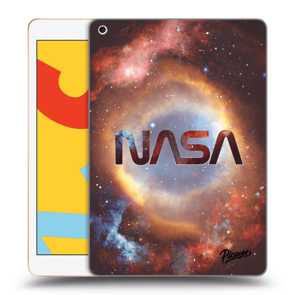 Picasee silikónový čierny obal pre Apple iPad 10.2" 2019 (7. gen) - Nebula