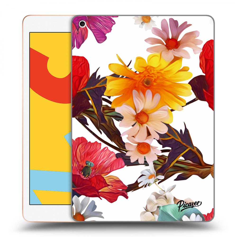 Picasee silikónový prehľadný obal pre Apple iPad 10.2" 2019 (7. gen) - Meadow