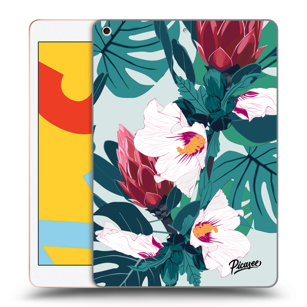 Picasee silikónový prehľadný obal pre Apple iPad 10.2" 2019 (7. gen) - Rhododendron