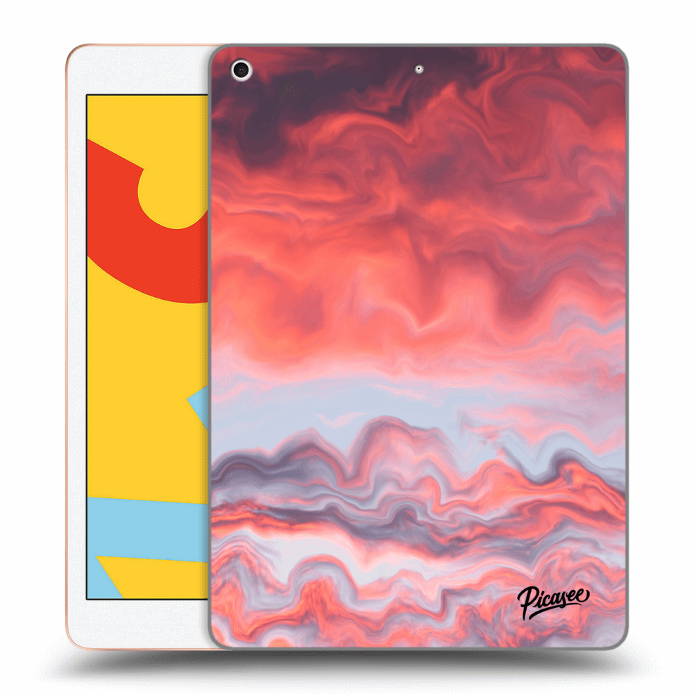 Picasee silikónový prehľadný obal pre Apple iPad 10.2" 2019 (7. gen) - Sunset