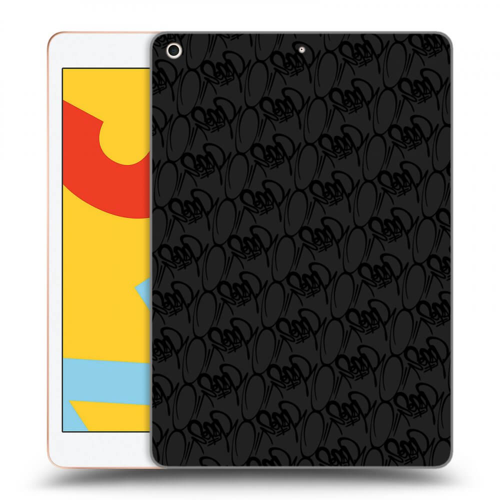 Picasee silikónový čierny obal pre Apple iPad 10.2" 2019 (7. gen) - Separ - Black On Black 2