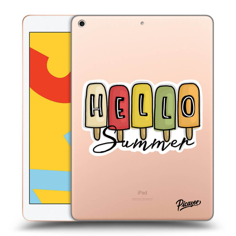 Picasee silikónový prehľadný obal pre Apple iPad 10.2" 2019 (7. gen) - Ice Cream