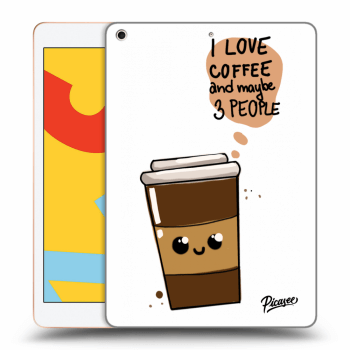 Obal pre Apple iPad 10.2" 2019 (7. gen) - Cute coffee