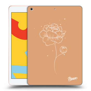 Picasee silikónový prehľadný obal pre Apple iPad 10.2" 2019 (7. gen) - Peonies