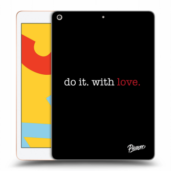 Picasee silikónový prehľadný obal pre Apple iPad 10.2" 2019 (7. gen) - Do it. With love.