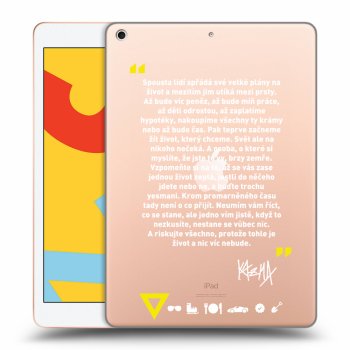 Obal pre Apple iPad 10.2" 2019 (7. gen) - Kazma - BUĎTE TROCHU YESMANI
