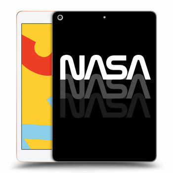 Picasee silikónový prehľadný obal pre Apple iPad 10.2" 2019 (7. gen) - NASA Triple