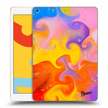 Picasee silikónový prehľadný obal pre Apple iPad 10.2" 2019 (7. gen) - Bubbles