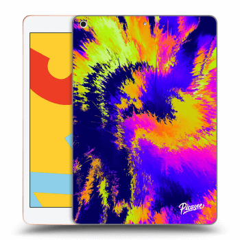 Picasee silikónový prehľadný obal pre Apple iPad 10.2" 2019 (7. gen) - Burn